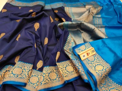 Buy pure katan silk sarees with blouse (6)