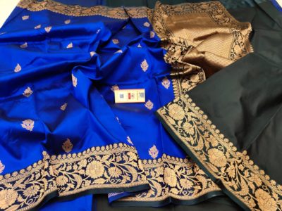Buy pure katan silk sarees with blouse (8)