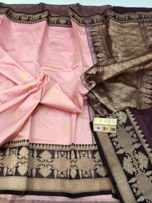 Exclusive banarasi katan silk with blouse (24)