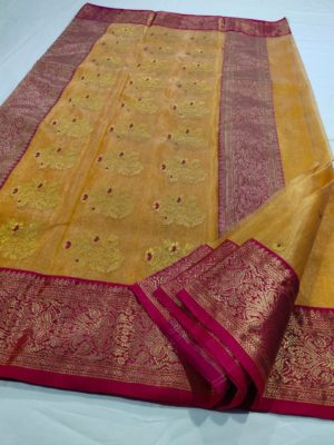 Exclusive collection of katan silk and katan tissue sarees (15)