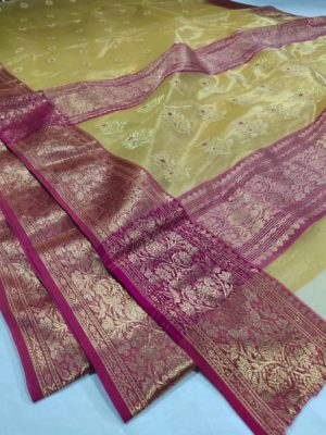Exclusive collection of katan silk and katan tissue sarees (19)