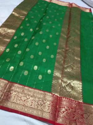Exclusive collection of katan silk and katan tissue sarees (28)