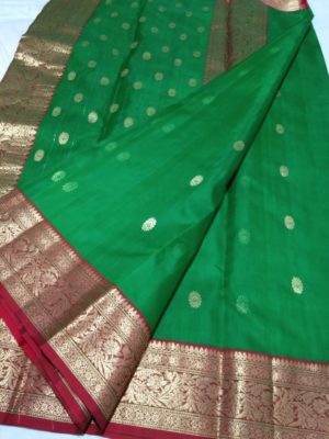 Exclusive collection of katan silk and katan tissue sarees (29)