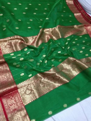 Exclusive collection of katan silk and katan tissue sarees (31)
