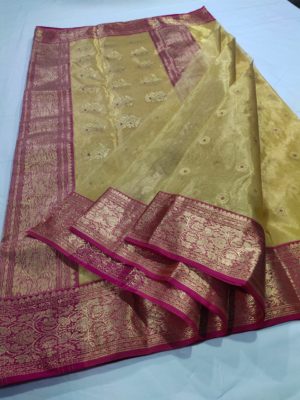 Exclusive collection of katan silk and katan tissue sarees (4)