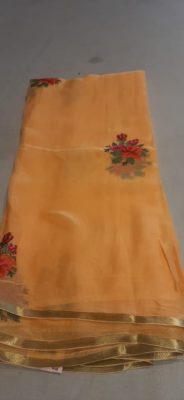 Exclusive embroided pure chiffon sarees (3)