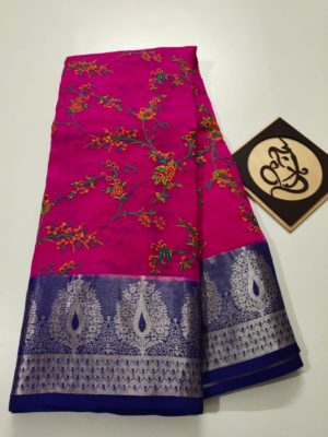 Exclusive kora sarees with embroidary (1)