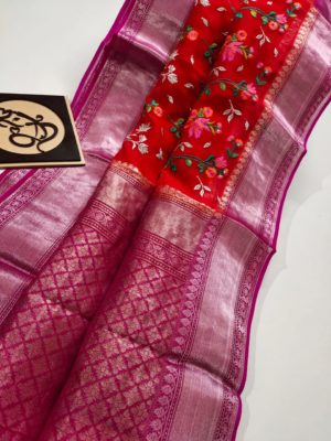 Exclusive kora sarees with embroidary (17)