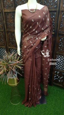 Exclusive latest linen by linen sarees (6)
