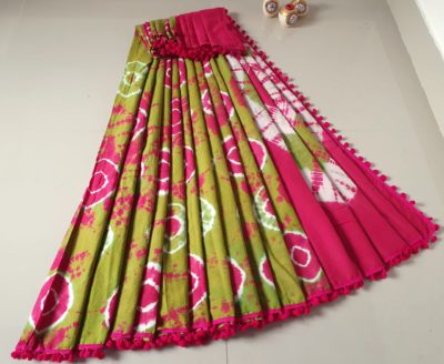 Exclusive new hand block printed cotton sarees (2)