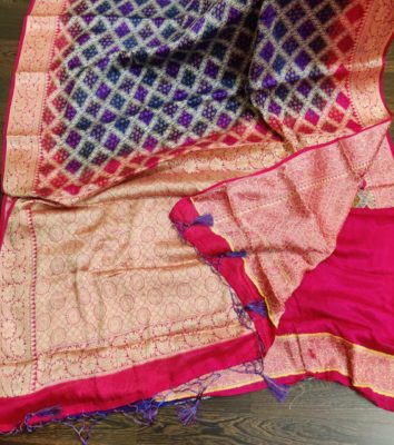 Exclusive pure handloom georgette chiffon sarees (1)