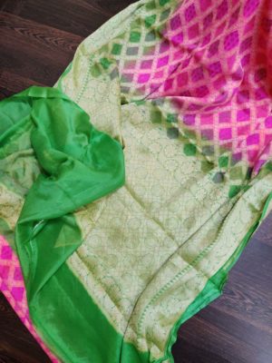 Exclusive pure handloom georgette chiffon sarees (18)