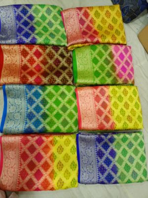 Exclusive pure handloom georgette chiffon sarees (19)