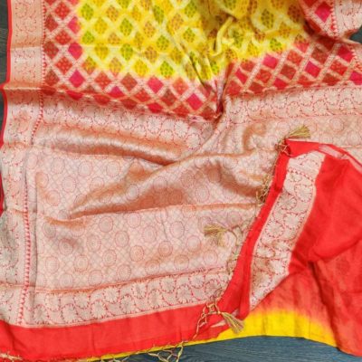 Exclusive pure handloom georgette chiffon sarees (6)
