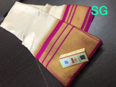 Exclusive pure mysore silk with long border (7)