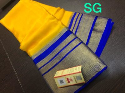 Exclusive pure mysore silk with long border (8)