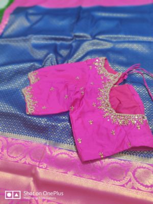 Exclusive soft silk sarees with blouse (13)