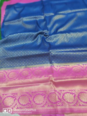 Exclusive soft silk sarees with blouse (16)