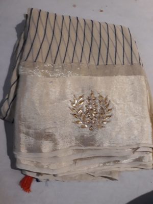 Georgette sarees with satin border (1)