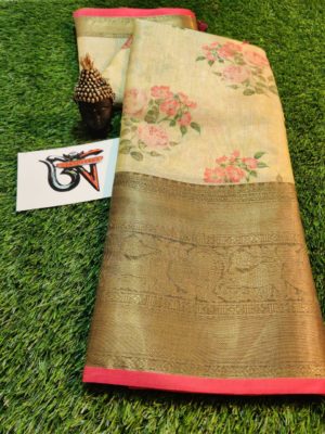 Latest chanderi tissue digital print sarees (16)