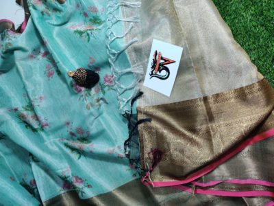 Latest chanderi tissue digital print sarees (17)