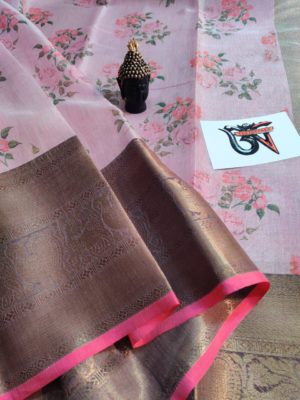 Latest chanderi tissue digital print sarees (5)