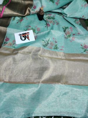 Latest chanderi tissue digital print sarees (9)