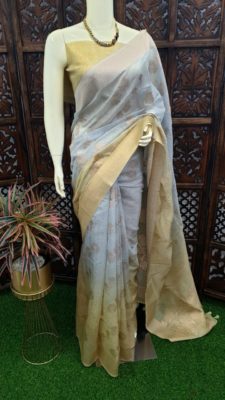 Latest double shaded soft silk cotton sarees (12)