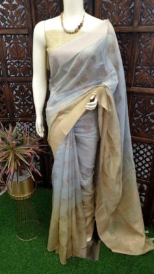 Latest double shaded soft silk cotton sarees (15)