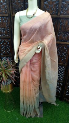 Latest double shaded soft silk cotton sarees (9)