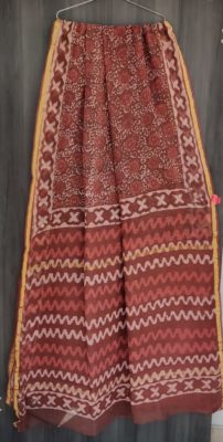 Latest kota block printed sarees (11)