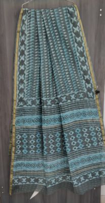 Latest kota block printed sarees (9)