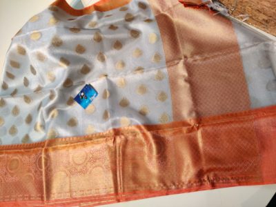 Latest new tissue pattu sarees with blouse (4)
