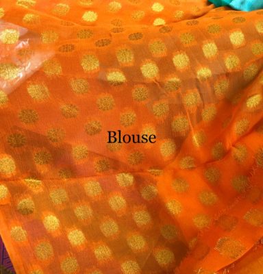 Latest pure chiffon double shaded sarees (2)