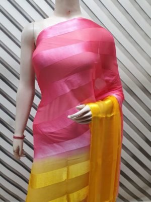 Latest pure chiffon double shaded sarees (3)