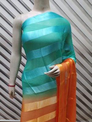 Latest pure chiffon double shaded sarees (7)
