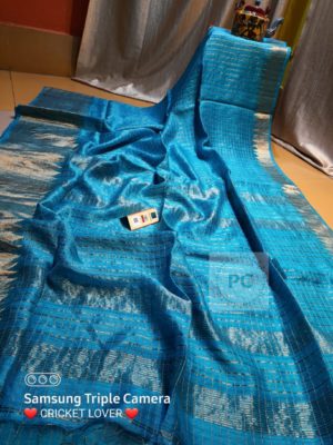 Latest pure matka silk checks sarees (13)