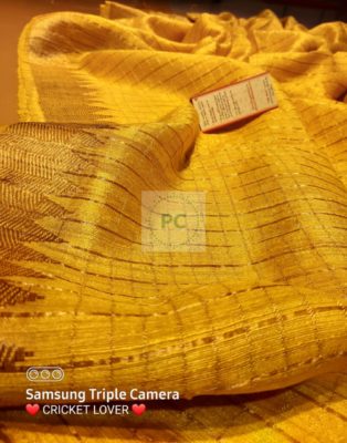 Latest pure matka silk checks sarees (14)
