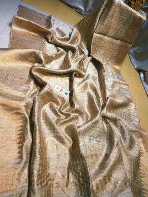Latest pure matka silk checks sarees (24)