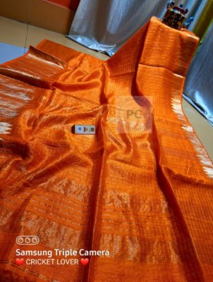 Latest pure matka silk checks sarees (48)