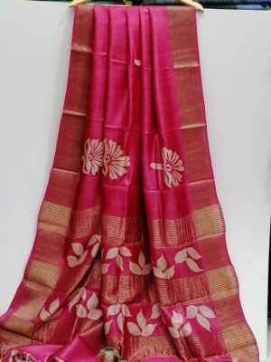 Latest pure zari tussar silk sarees (10)