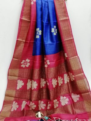 Latest pure zari tussar silk sarees (15)