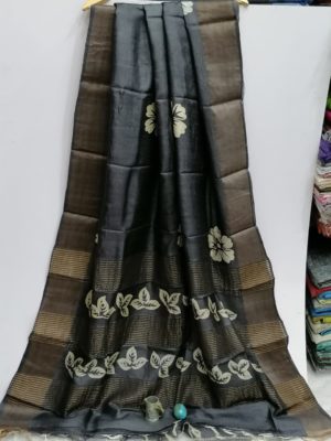 Latest pure zari tussar silk sarees (16)