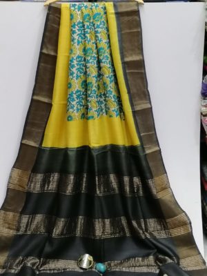 Latest pure zari tussar silk sarees (3)