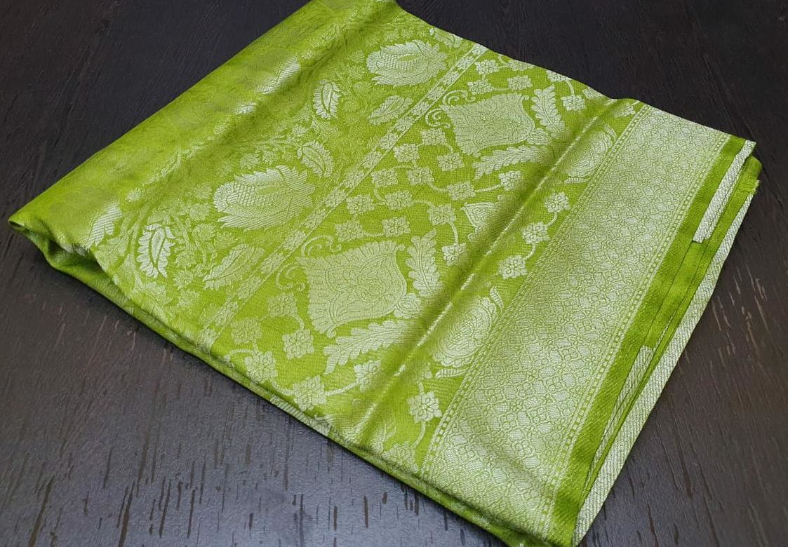 Latest soft silk silver zari sarees (3)