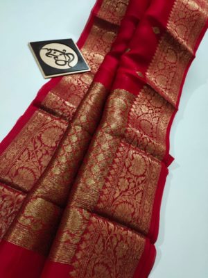 Pure banaras kora handloom silk sarees (12)