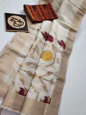 Pure banaras moonga sarees with blouse (16)