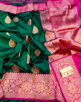 Pure banarasi handloom katan silk sarees (45)