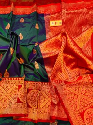 Pure banarasi handloom katan silk sarees (47)