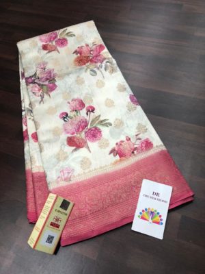 Pure banarasi soft silk khaddi tussar sarees (1)